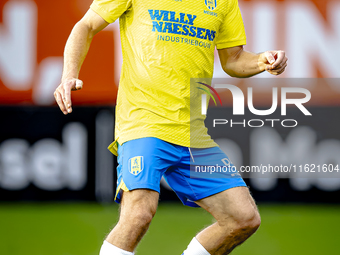 RKC player Aaron Meijers during the match RKC - Ajax at the Mandemakers Stadium for the Dutch Eredivisie season 2024-2025 in Waalwijk, Nethe...