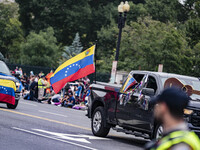 A parade takes place in Washington, DC, USA, on September 29, 2024, for Hispanic Heritage Month. (