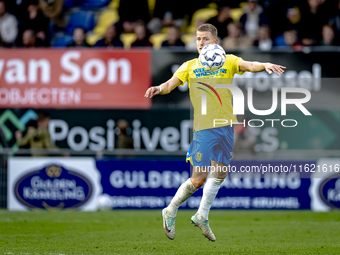 RKC player Dario van de Buijs during the match RKC vs. Ajax at the Mandemakers Stadium for the Dutch Eredivisie season 2024-2025 in Waalwijk...