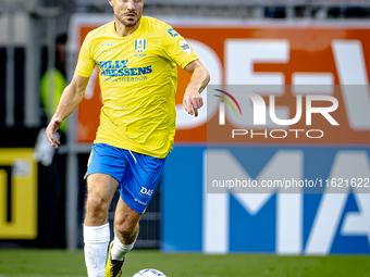 RKC player Aaron Meijers during the match RKC - Ajax at the Mandemakers Stadium for the Dutch Eredivisie season 2024-2025 in Waalwijk, Nethe...