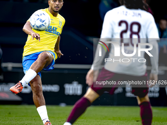 RKC player Mohamed Ihattaren plays during the match between RKC and Ajax at the Mandemakers Stadium for the Dutch Eredivisie season 2024-202...