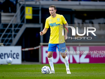 RKC player Julian Lelieveld plays during the match between RKC and Ajax at the Mandemakers Stadium for the Dutch Eredivisie season 2024-2025...