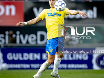 RKC player Dario van de Buijs during the match RKC vs. Ajax at the Mandemakers Stadium for the Dutch Eredivisie season 2024-2025 in Waalwijk...