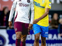 AFC Ajax Amsterdam forward Chuba Akpom and RKC player Yassin Oukili during the match RKC - Ajax at the Mandemakers Stadium for the Dutch Ere...