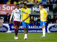 AFC Ajax Amsterdam forward Chuba Akpom and RKC player Yassin Oukili during the match RKC - Ajax at the Mandemakers Stadium for the Dutch Ere...