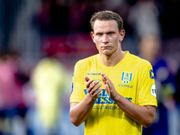 RKC player Julian Lelieveld plays during the match between RKC and Ajax at the Mandemakers Stadium for the Dutch Eredivisie season 2024-2025...