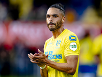 RKC player Alexander Jakobsen plays during the match RKC vs. Ajax at the Mandemakers Stadium for the Dutch Eredivisie season 2024-2025 in Wa...