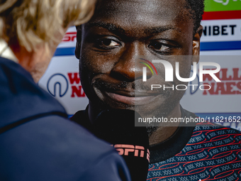 AFC Ajax Amsterdam forward Brian Brobbey during the match RKC - Ajax at the Mandemakers Stadium for the Dutch Eredivisie season 2024-2025 in...