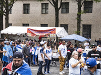 A parade takes place in Washington, DC, USA, on September 29, 2024, for Hispanic Heritage Month. (