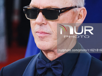 Michael Keaton attends the red carpet for the premiere of Beetlejuice Beetlejuice during the 81st Venice International Film Festival at Pala...