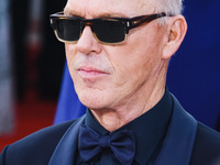 Michael Keaton attends the red carpet for the premiere of Beetlejuice Beetlejuice during the 81st Venice International Film Festival at Pala...