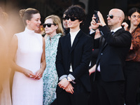 Arthur Conti attends the red carpet for the premiere of Beetlejuice Beetlejuice during the 81st Venice International Film Festival at Palazz...