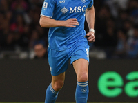 Scott McTominay of SSC Napoli during the Serie A match between SSC Napoli and AC Monza at Stadio Diego Armando Maradona Naples Italy on 29 S...