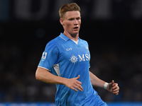 Scott McTominay of SSC Napoli during the Serie A match between SSC Napoli and AC Monza at Stadio Diego Armando Maradona Naples Italy on 29 S...