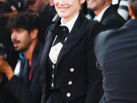 Winona Ryder attends the red carpet for the premiere of Beetlejuice Beetlejuice during the 81st Venice International Film Festival at Palazz...