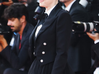 Winona Ryder attends the red carpet for the premiere of Beetlejuice Beetlejuice during the 81st Venice International Film Festival at Palazz...