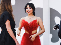 Jenna Ortega attends the red carpet for the premiere of Beetlejuice Beetlejuice during the 81st Venice International Film Festival at Palazz...