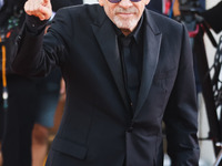 Tim Burton attends the red carpet for the premiere of Beetlejuice Beetlejuice during the 81st Venice International Film Festival at Palazzo...