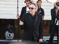 Tim Burton attends the red carpet for the premiere of Beetlejuice Beetlejuice during the 81st Venice International Film Festival at Palazzo...