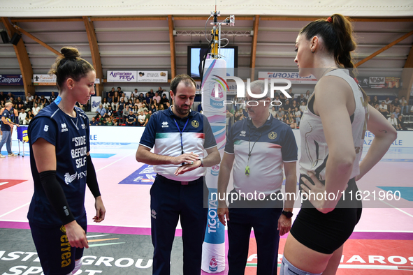 International Trophy ''Una squadra per un sorriso,'' final 1st-2nd place match between Reale Mutua Fenera Chieri '76 and VakifBank Spor Kulu...