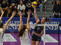 Anne Buijs of Chieri '76 is in action during the International Trophy ''Una squadra per un sorriso,'' Final 1st-2nd place match between Real...