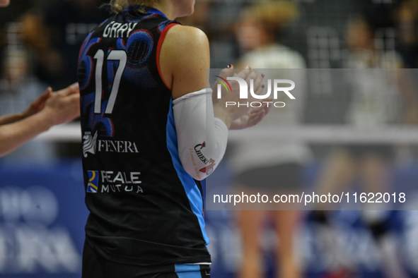 International Trophy ''Una squadra per un sorriso,'' final 1st-2nd place match between Reale Mutua Fenera Chieri '76 and VakifBank Spor Kulu...