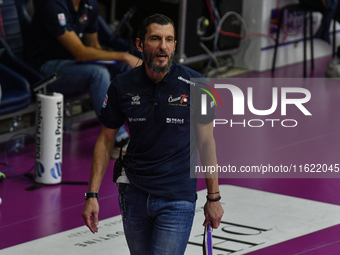 Giulio Cesare Begoli of Chieri '76 is in action during the International Trophy ''Una squadra per un sorriso'', Final 1st-2nd place match be...