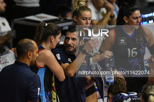 Giulio Cesare Begoli of Chieri '76 during the International Trophy ''Una squadra per un sorriso,'' Final 1st-2nd place match between Reale M...