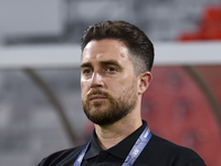 Hong Kong, China head coach Darren Arnott looks on before the 2025 AFC U20 Asian Cup Qualifiers Group J match between Singapore and Hong Kon...