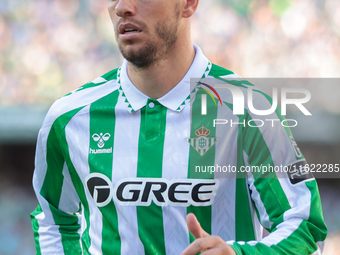 Giovani Lo Celso of Real Betis during the La Liga EA Sports match between Real Betis and RCD Espanyol at Benito Villamarin in Seville, Spain...