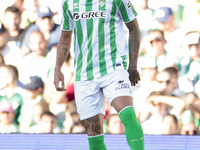 Natan Bernardo de Souza of Real Betis controls the ball during the La Liga EA Sports match between Real Betis and RCD Espanyol at Benito Vil...