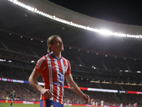 Conor Gallagher of Atletico de Madrid during the La Liga 2024/25 match between Atletico de Madrid and Real Madrid at Civitas Metropolitano S...