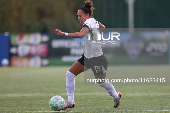 Tegan McGowan of Birmingham City Women during the FA Women's Championship match between Durham Women FC and Birmingham City at Maiden Castle...