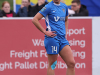 Becky Salicki of Durham Women during the FA Women's Championship match between Durham Women FC and Birmingham City at Maiden Castle in Durha...