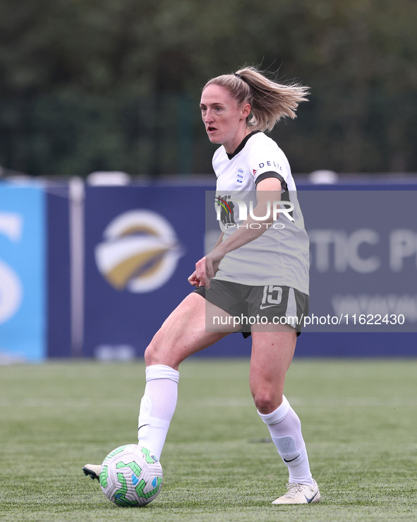 Birmingham City Women's Rebecca Holloway during the FA Women's Championship match between Durham Women FC and Birmingham City at Maiden Cast...