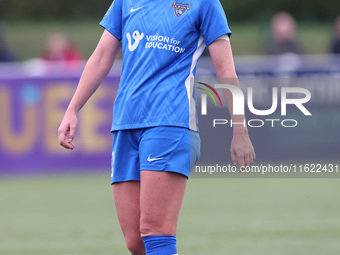 Hannah Blake of Durham Women during the FA Women's Championship match between Durham Women FC and Birmingham City at Maiden Castle in Durham...