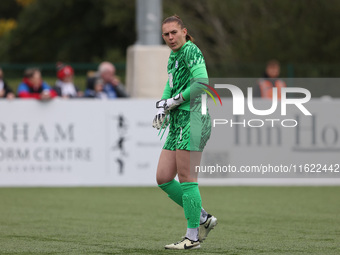 Lucy Thomas of Birmingham City Women during the FA Women's Championship match between Durham Women FC and Birmingham City at Maiden Castle i...