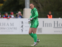 Lucy Thomas of Birmingham City Women during the FA Women's Championship match between Durham Women FC and Birmingham City at Maiden Castle i...