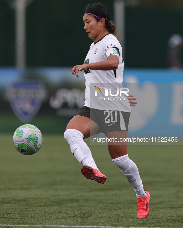 Birmingham City Women's So-Hyun Cho is in action during the FA Women's Championship match between Durham Women FC and Birmingham City at Mai...