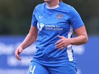 Abby Holmes of Durham Women during the FA Women's Championship match between Durham Women FC and Birmingham City at Maiden Castle in Durham...