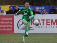 Lucy Thomas of Birmingham City Women during the FA Women's Championship match between Durham Women FC and Birmingham City at Maiden Castle i...