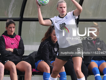 Gemma Lawley of Birmingham City Women during the FA Women's Championship match between Durham Women FC and Birmingham City at Maiden Castle...