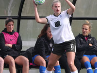 Gemma Lawley of Birmingham City Women during the FA Women's Championship match between Durham Women FC and Birmingham City at Maiden Castle...