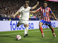 Luka Modric of Real Madrid CF during the match between Atletico de Madrid and Real Madrid at Estadio Civitas Metropolitano in Madrid, Spain,...