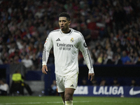 Real Madrid's midfielder Jude Bellingham during the match between Atletico de Madrid and Real Madrid at Estadio Civitas Metropolitano in Mad...