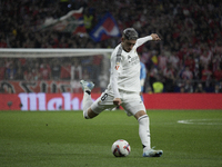 Federico Valverde of Real Madrid CF during the match between Atletico de Madrid and Real Madrid at Estadio Civitas Metropolitano in Madrid,...