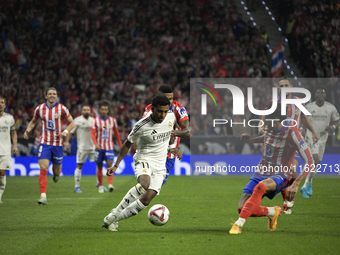 Rodrigo of Real Madrid CF during the match between Atletico de Madrid and Real Madrid at Estadio Civitas Metropolitano in Madrid, Spain, on...