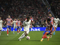 Rodrigo of Real Madrid CF during the match between Atletico de Madrid and Real Madrid at Estadio Civitas Metropolitano in Madrid, Spain, on...