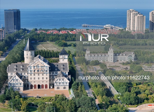 View of Changyu-Castel Winery in Yantai, China, on September 16, 2024. 