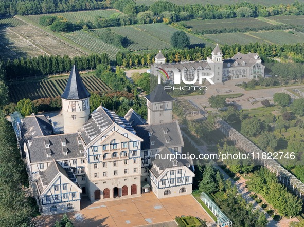 View of Changyu-Castel Winery in Yantai, China, on September 16, 2024. 